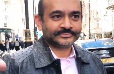 नीरव मोदी लंडनमध्ये
